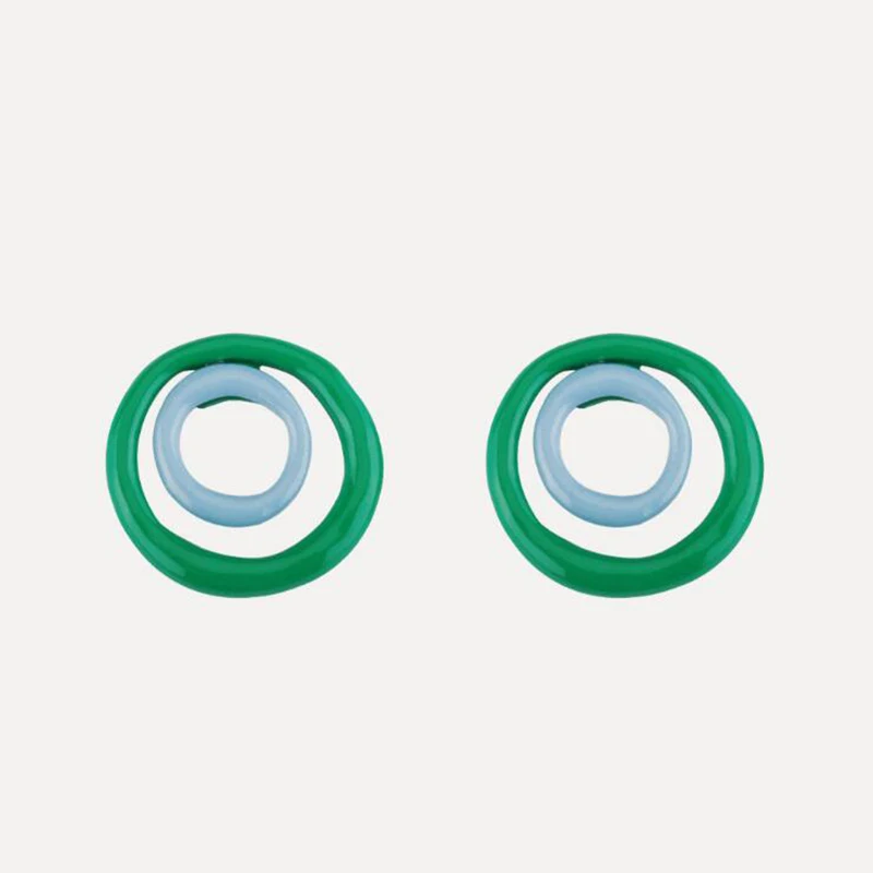 JiGGTurlly expoxy серьги стержня для Для женщин изделия из сплава цинка геометрический