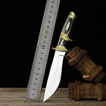 Tactical Authentic self-defense small straight knife outdoor survival knife high hardness tactical copper handle Handmade knife цена Tactical Authentic self-defense small straight knife outdoor survival knife high hardness tactical copper handle Handmade knife цены онлайн
