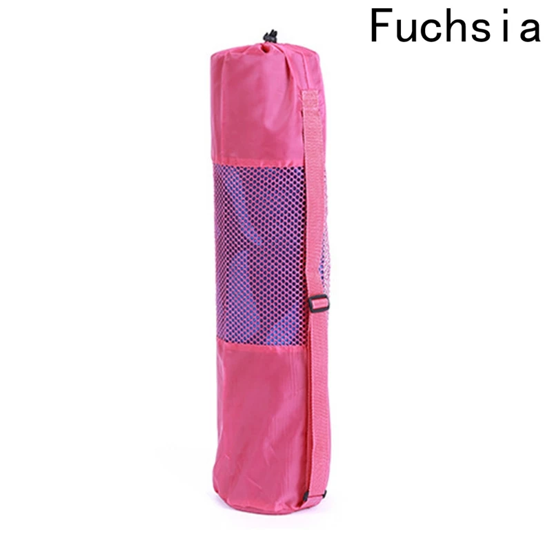 Portable Yoga Mat Bag Nylon Pilates Carrier Mesh Sport Tool