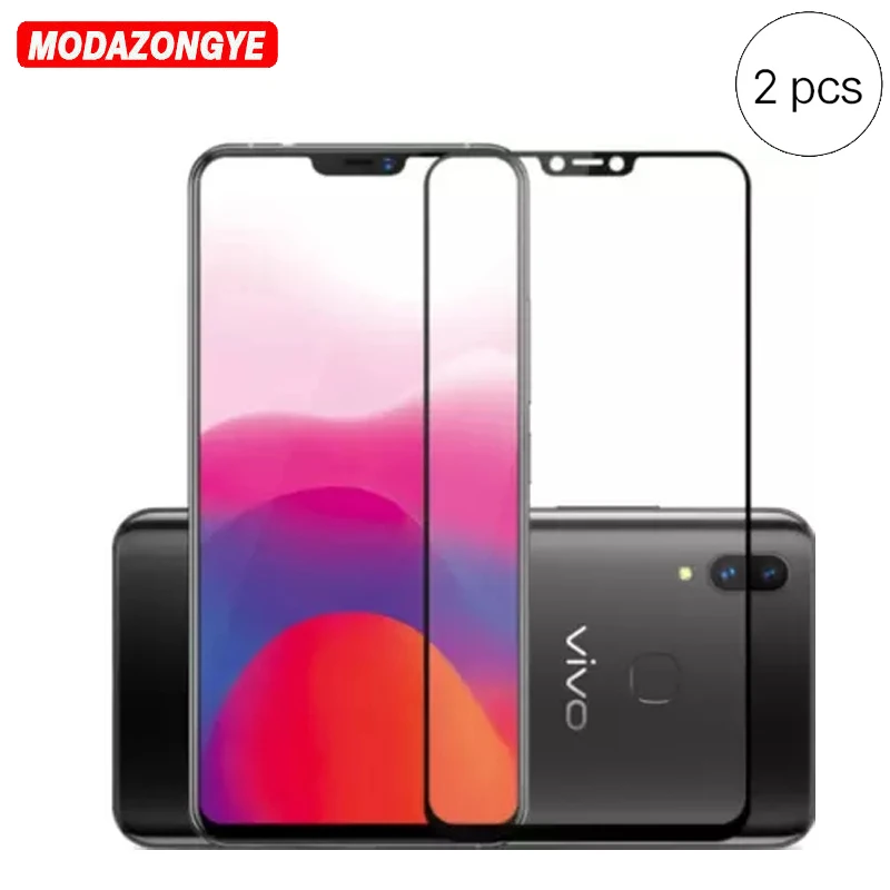 2 шт. для Vivo V9 закаленное стекло защита экрана полное покрытие пленка 9H V 9 1723 Y85 |