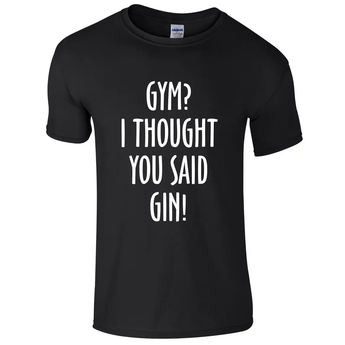 GYMer? Я думал вы сказали Джин! Мужская футболка S-3XL Забавный принт шутка топ спирт