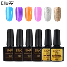 Elite99 разноцветный Гель-лак для ногтей набор лака все для маникюра Lakiery hybry Vernis основа для Ультрафиолетовый гель для ногтей отмачиваемый гель для ногтей