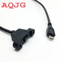 50 см принтер Панель крепление Micro USB 2.0 B гнездо для Micro USB 5 Булавки Мужской кабель aqjg