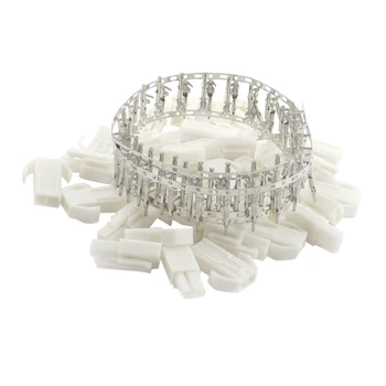 

20 pcs System 4.5 mm White 2-Pin Male Female Cordless Plug