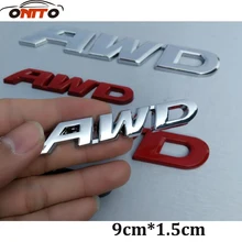 Горячая 10 шт./компл. загрузки металла автомобиля AWD хром металлическая эмблема наклейка значок для honda CRV Civic ACCORD City Fit Pilot