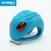 Leadbike Mini Flash Bicycle Tail Light 3 Mode Silicon With Two Bright Red LED Waterproof Bike Rear Warning Lights Freeshipping