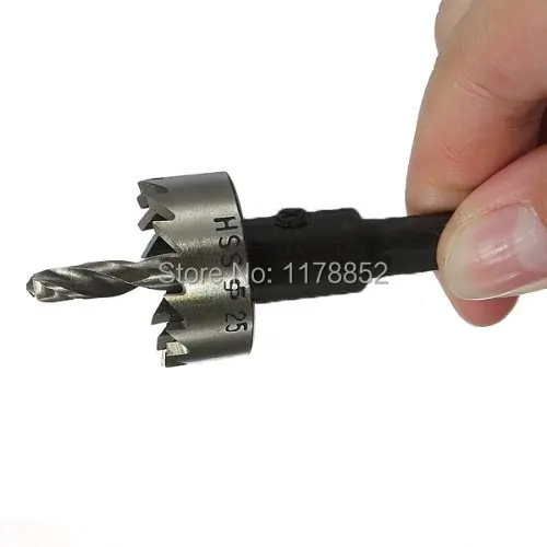 4 pics Sharp Teeth HSS  Metal Hole Saw Pilot Drill Bit 12/16/22.5/25.5MM  with Wrench
