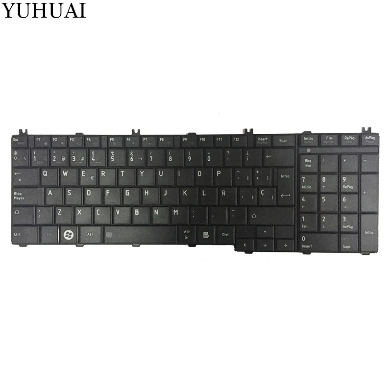 По-испански/SP ноутбук клавиатура для Toshiba Satellite C650 C650D L650 C670 L750 L750D L670 L675 L675D C660 C660D C655 L655 L655D