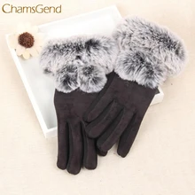 Новое поступление года 1 пара зимние теплые Сенсорный экран езда водил Прихватки для мангала для Для женщин Авг 9