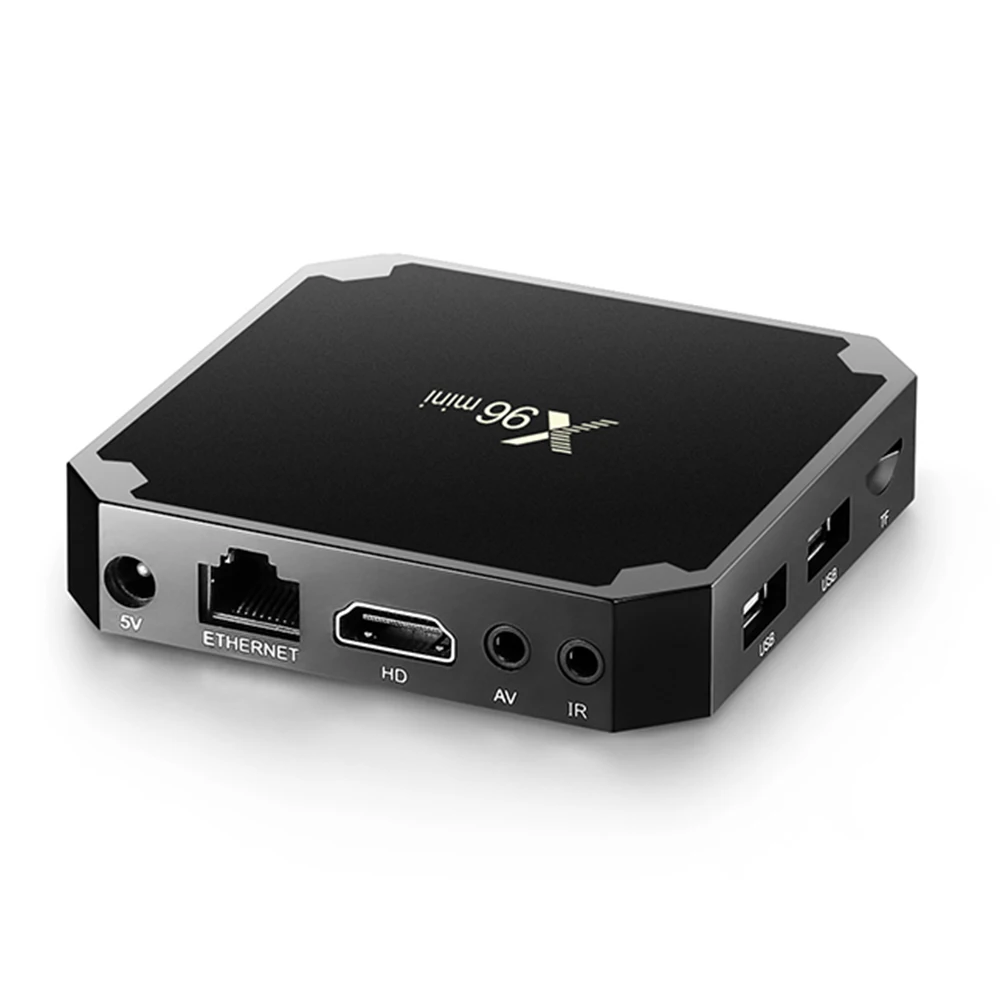 ТВ приставка X96mini X96 mini на Android с четырехъядерным процессором Amlogic S905W H.265 VP9 мини ПК