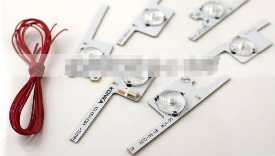 

2 pack x Led Strips 6v Bulbs Diodes 32-65 inch Tv Optical Lens Fliter Backlight w/ cable Double-side Tape 6pcs/pack