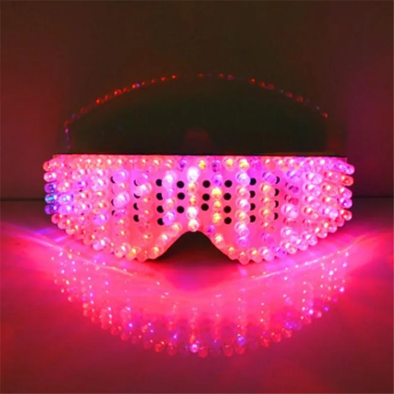 New Product Led Glasses Luminous White Lighting Halloween Glasses For Parties Event Party Supplies Free Shipping02
