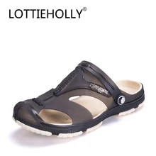 LOTTIEHOLLY Брендовые мужские сандалии модная летняя пляжная обувь удобные Для мужчин тапочки открытый скольжения на обувь для ходьбы Soft# MS2071
