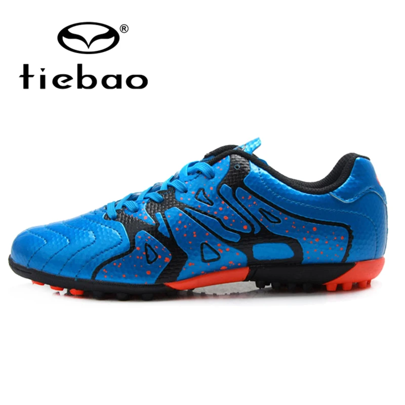 

TIEBAO Professional Football Shoes Soccer Boots Men Cleats TF Turf Kids Soccer Sneakers Teenagers Chuteira Futebol