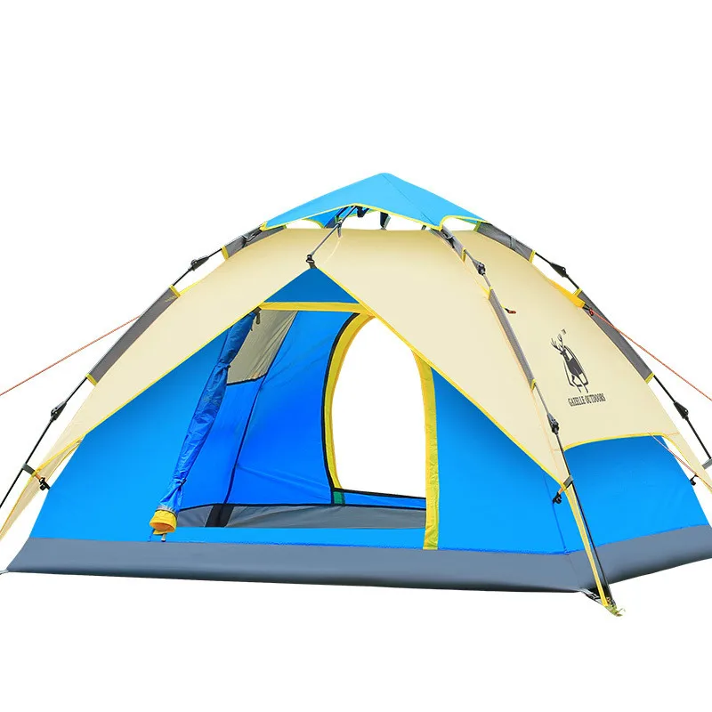 3~4Persons Camping Tent Hydraulic Quick open Pop-up | Всё для походов и кемпинга
