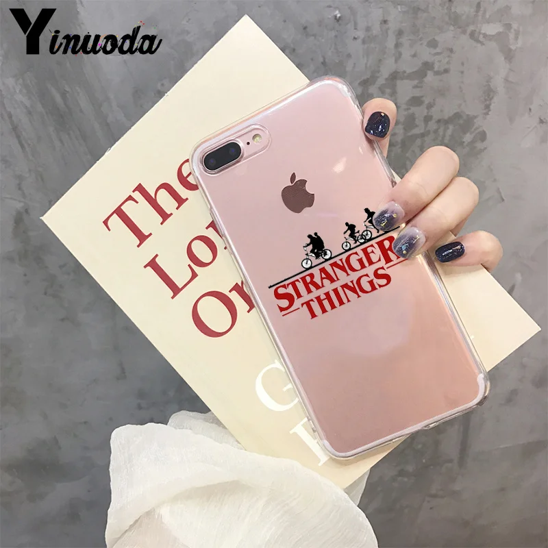 Yinuoda странные вещи Coque Оболочка Чехол для телефона для iPhone 8 7 6 6S Plus 5 5S SE XR X XS MAX Coque Shell - Цвет: A14