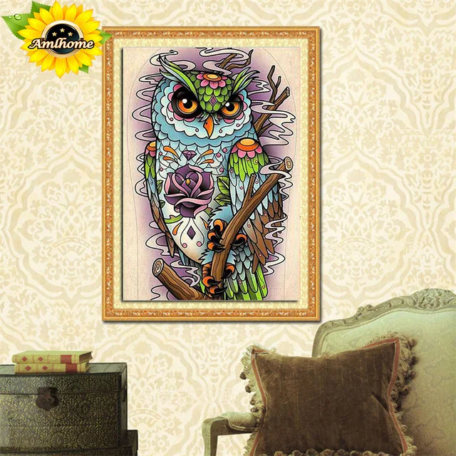 Aml-Zu-Hause-Diamant-Malerei-Volle-Quadratmeter-Diamant-Cartoon-eule-3d-stickerei-kreuzstich-strass-5d-diy.jpg_640x640