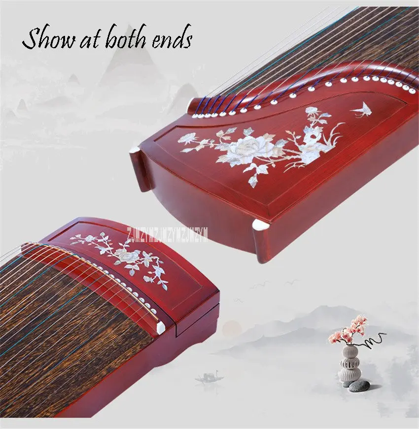 Guzheng портативная Фортуна Paulownia деревянная качественная панель для выполнения специального инструмента guzheng с роскошными аксессуарами ZYG-116