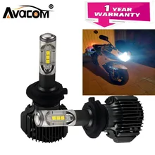 مصباح أمامي Avacom H4 HS1 12 فولت LED للدراجات النارية مصابيح H1 H7 H11 LED الضباب الخفيف للدراجات النارية 6500K 72 واط 12000Lm السوبر مشرق Phare Moto(China)