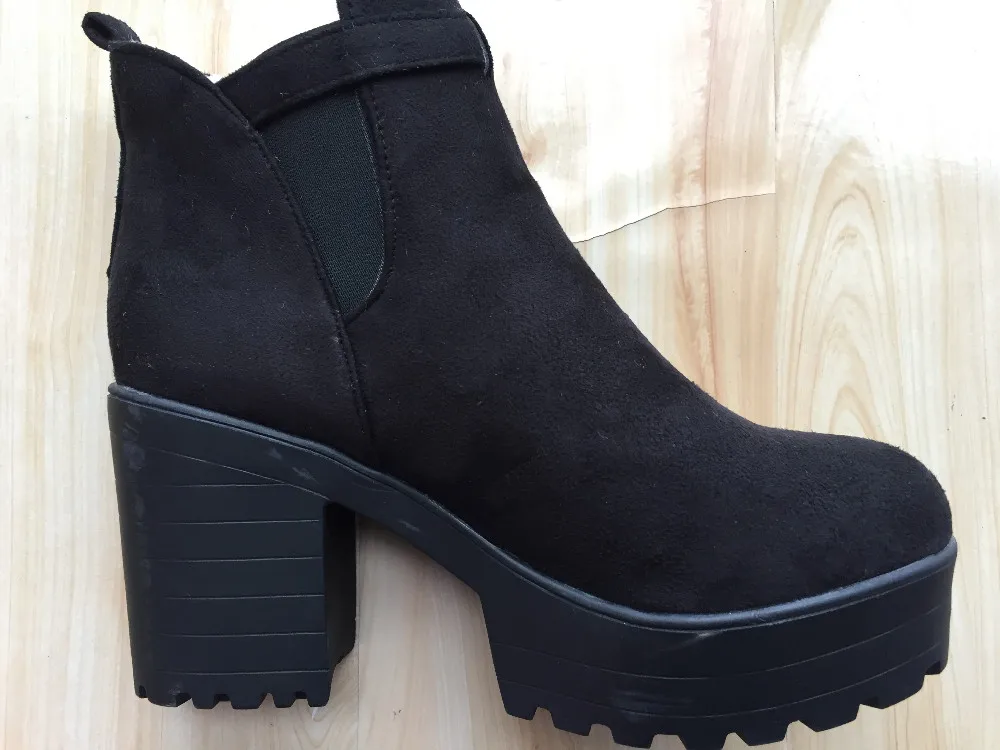 NEMAONE/ г., новые женские ботинки модные женские зимние ботинки на платформе женская обувь ботинки на квадратном каблуке