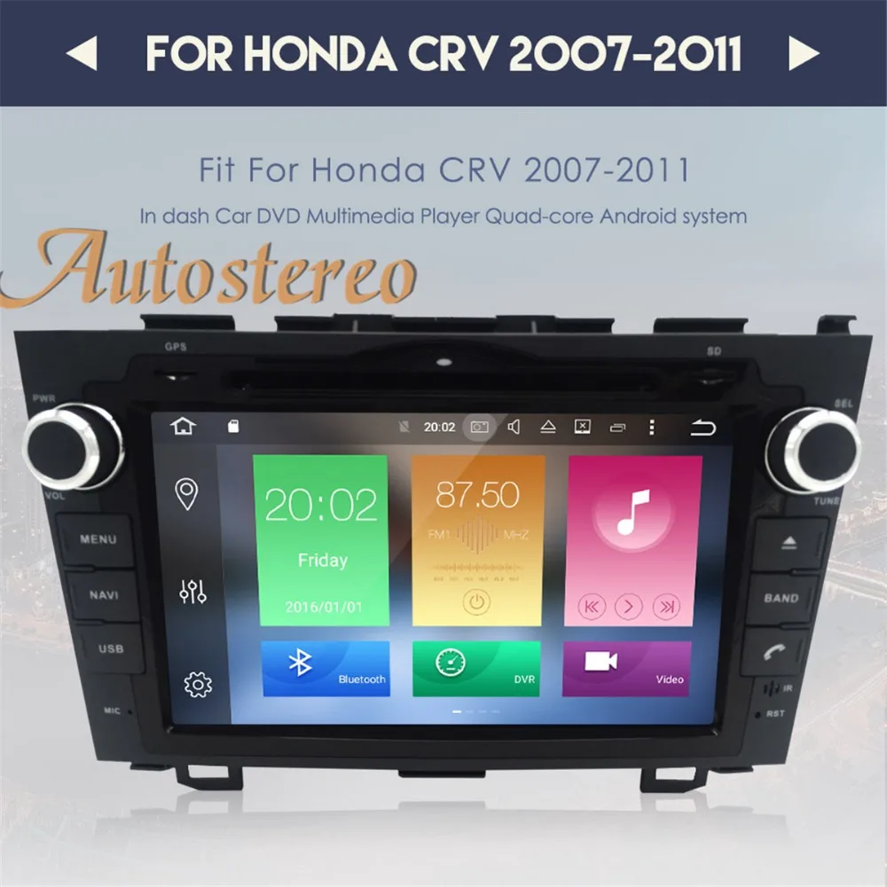 

Android8.0 4GB RAM Android7.1 Car DVD Player GPS navigation For Honda CRV CR-V 2006-2011 car autostero unit multimedia Satnav