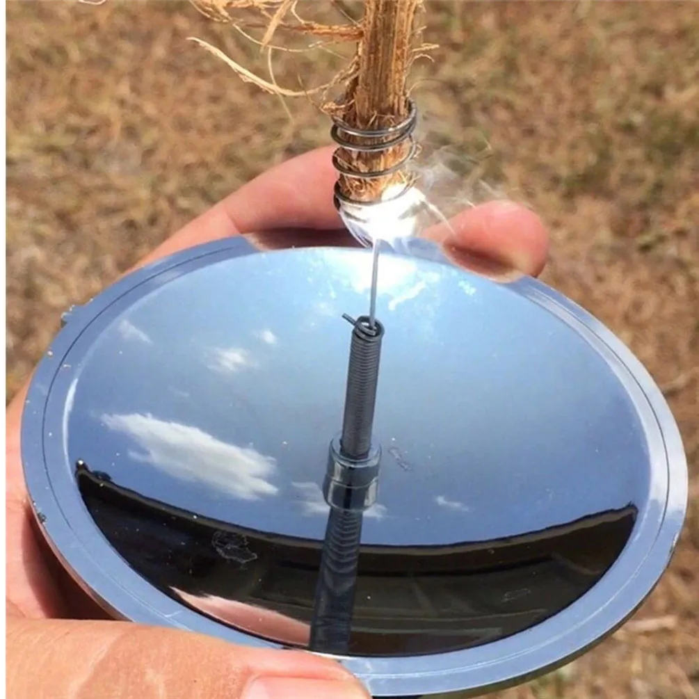 

Portable Fire Lighter Outdoor Survival Tool Solar Cigarette Lighter for Hiking Camping Equipment Accessories Mini Tools