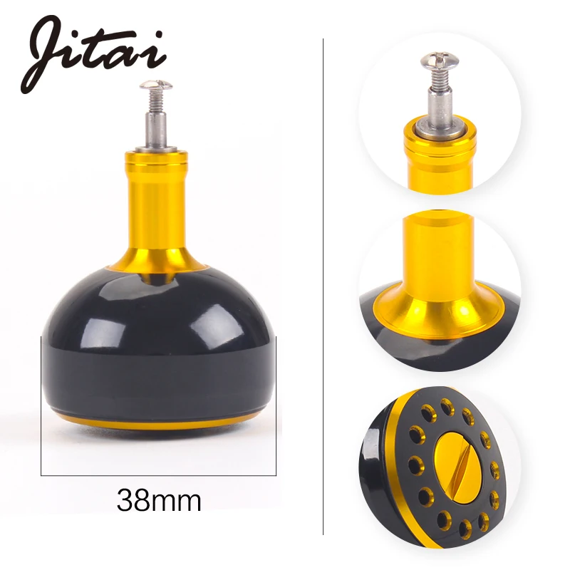 JITAI تشكيله المعادن الصيد بكرة مقبض المقابض DIY الصيد بكرة الروك مقبض ل طبل عجلة Baitcasting الأسماك معالجة التبعي