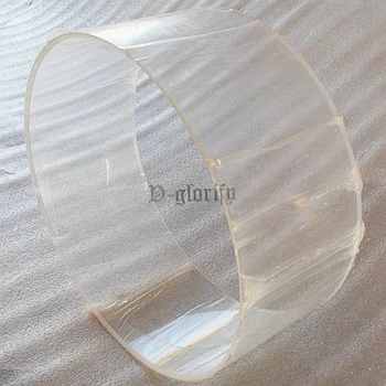 

2pc 14x13inch Seamless Acrylic Drum Shell with bearing edges free shipping