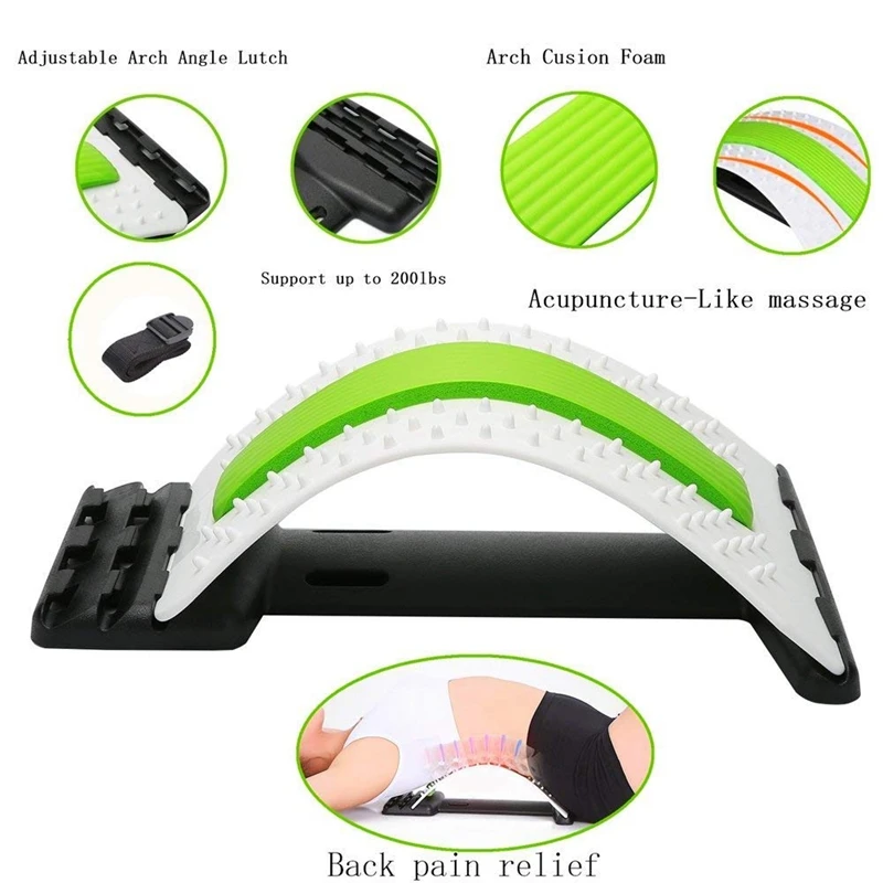 

Cervical Lumbar Traction Device Back Pain Relief Lumbar Disc Lumbar Protrusion Correction Acupuncture Massage Cushion Spine Lu