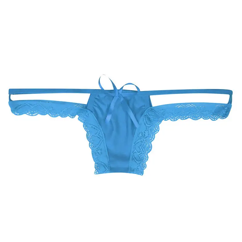 Light blue Сексуальное женское нижнее белье, трусики, женские сексуальные кружевные стринги, стринги с t-образным вырезом, нижнее белье, нижнее белье, Ropa interior femenina 661NK10 - Цвет: Light blue