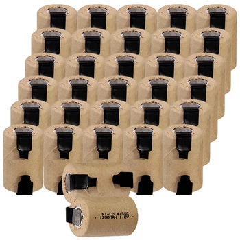 

32 pcs 4/5 SC battery 1200mah 1.2V NICD 4/5 SUBC batteries real capacity for power tools for DEWALT for CASALS for HITACHI