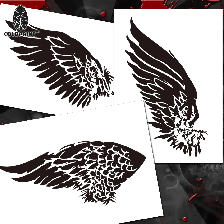 

Colopaint Airbrush Templates Stencil BPS-009 Wing Pile Airbrushes Painting Stencil Templates