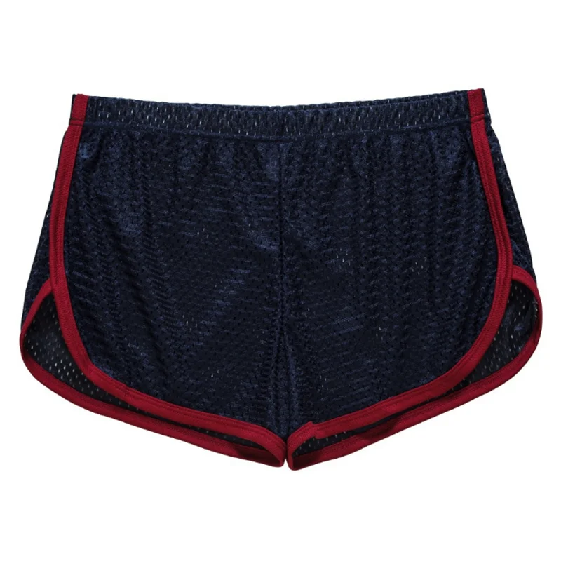 

Gym Wear Sports Underwear Mens Running Shorts Yoga Workout Training Quick Drying Mesh Breathable Sexy Home Fitness Short Boxer