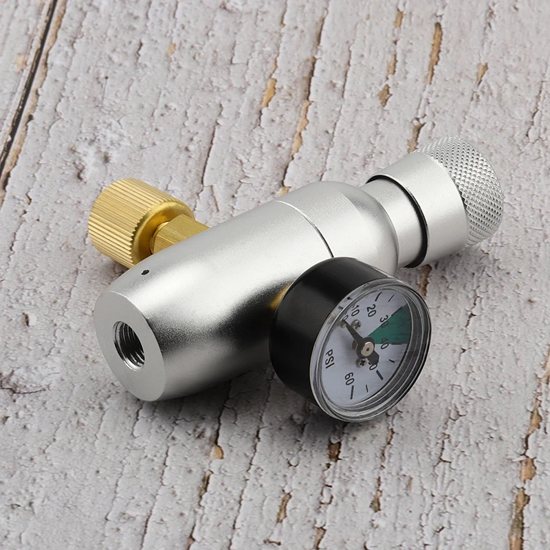 

Mini CO2 Regulator, 0-60psi/150psi CO2 Keg Charger Kit Portable Guage for Home
