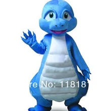 Талисман голубой Динозавр Дракон костюм талисмана Модный на заказ костюм аниме маскарадные костюмы маскот Маскат маскарадный костюм карнавальный костюм