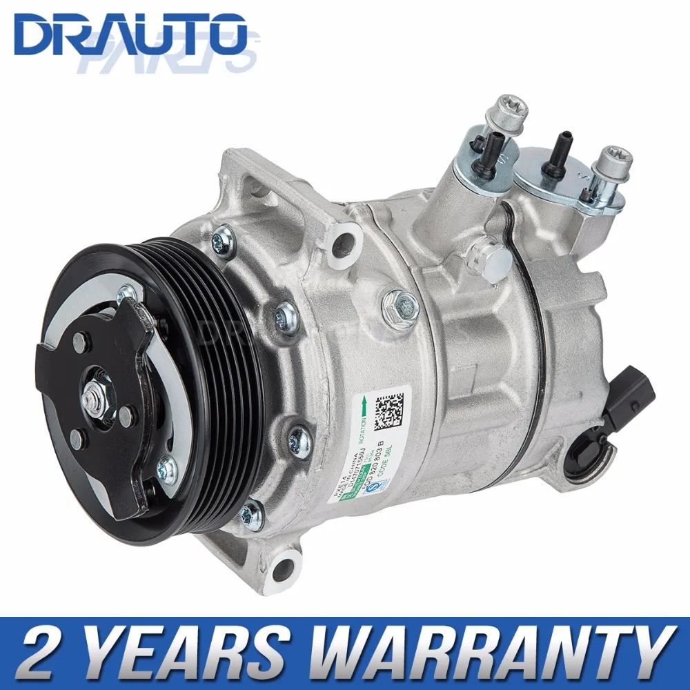 Компрессор кондиционера для Audi A3 A5 VW Jetta CC Passat Golf 7 2.0L OEM 5QD 820 803B