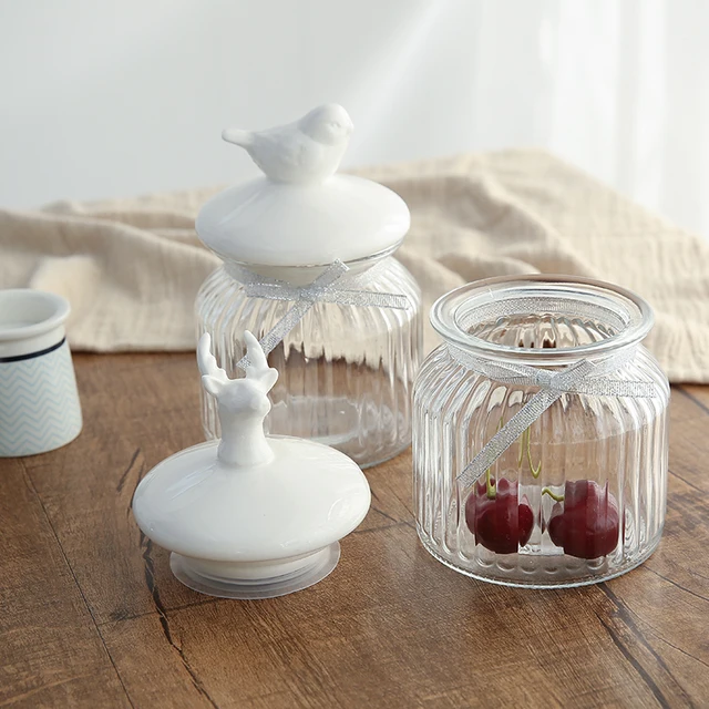 Kreative keramik glas dichtung glas kleine snacks glas haushalts