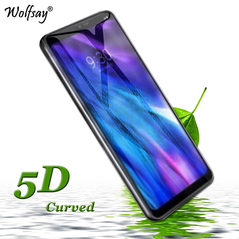 5D закаленное стекло с закругленными краями для LG Q6 Защитное экрана Q6A M700 полное