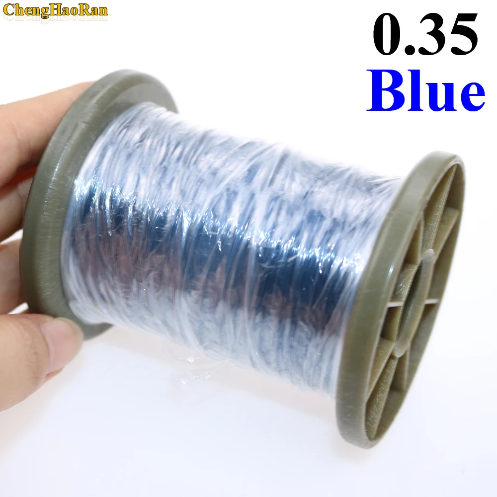 

ChengHaoRan 0.35mm blue x 50m QA-1-155 Polyurethane enameled wire Copper Wire 50 meter /pc