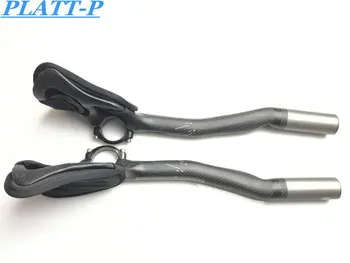 

Newest full carbon Rest handlebar TT style road bike carbon Handlebar trial carbon bicycle Handlebar 340mm T700 cycling parts