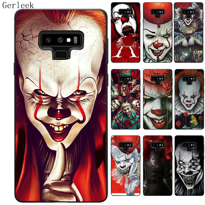 Desxz The Clown Horror Soft TPU Case For Samsung Galaxy S6 S7 Edge S8 S9 S10 S10e Plus Note 8 9 M10 M20 M30 Cover | Мобильные