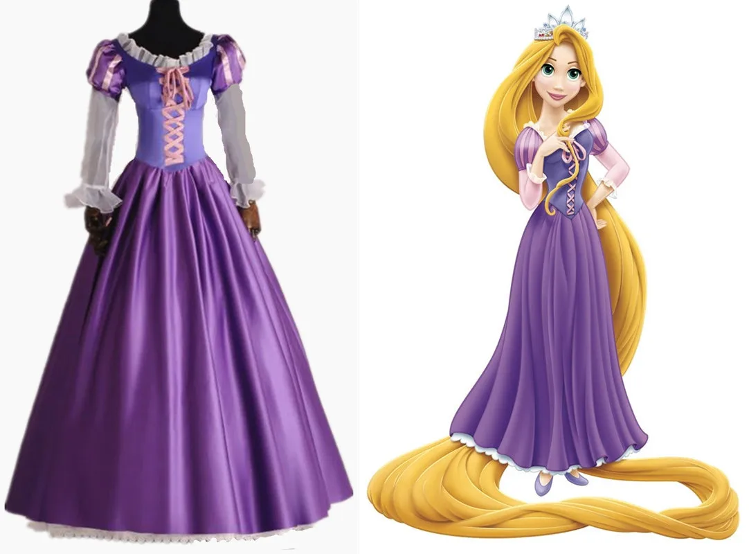 Платье принцессы Рапунцель для взрослых на Хэллоуин; карнавальный костюм; платье принцессы для женщин; нарядное платье на шнуровке для сцены