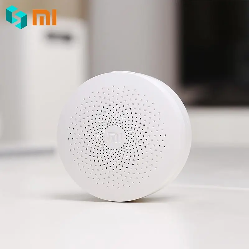 Xiaomi Mijia шлюз Новая обновленная версия умный пульт дистанционного управления системой сигнализации дверной датчик Многофункциональный шлюз