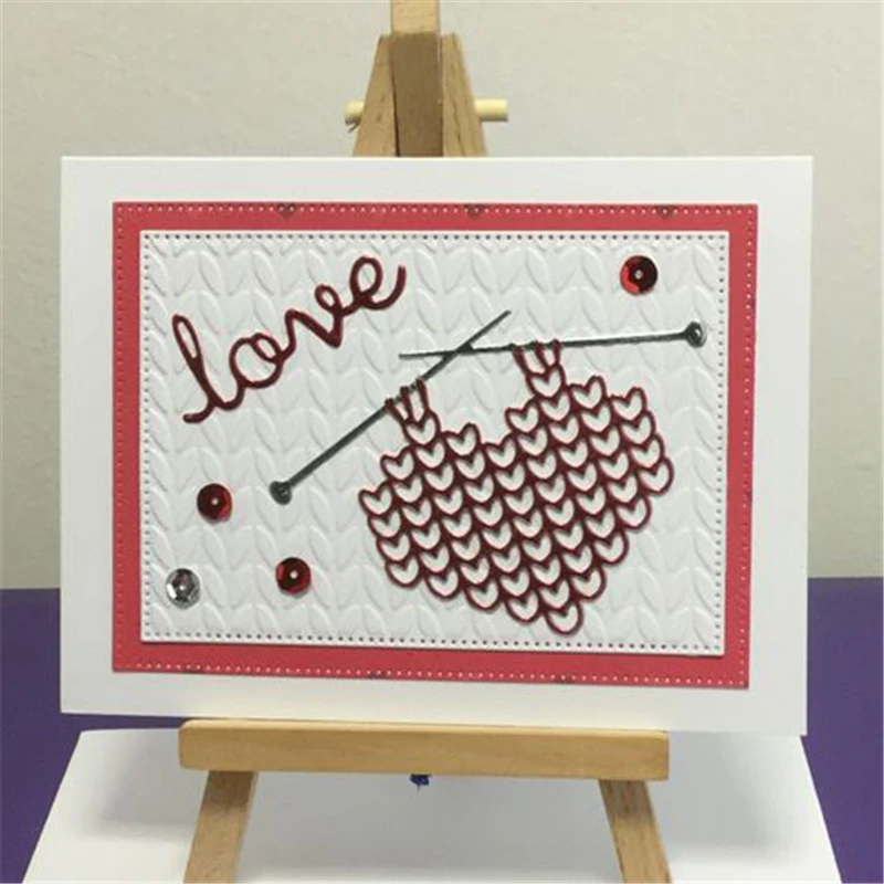 

YaMinSanNiO Heart Metal Dies Cutting Dies Scrapbooking Embossing Dies Cut Stencils DIY Cards Craft Dies