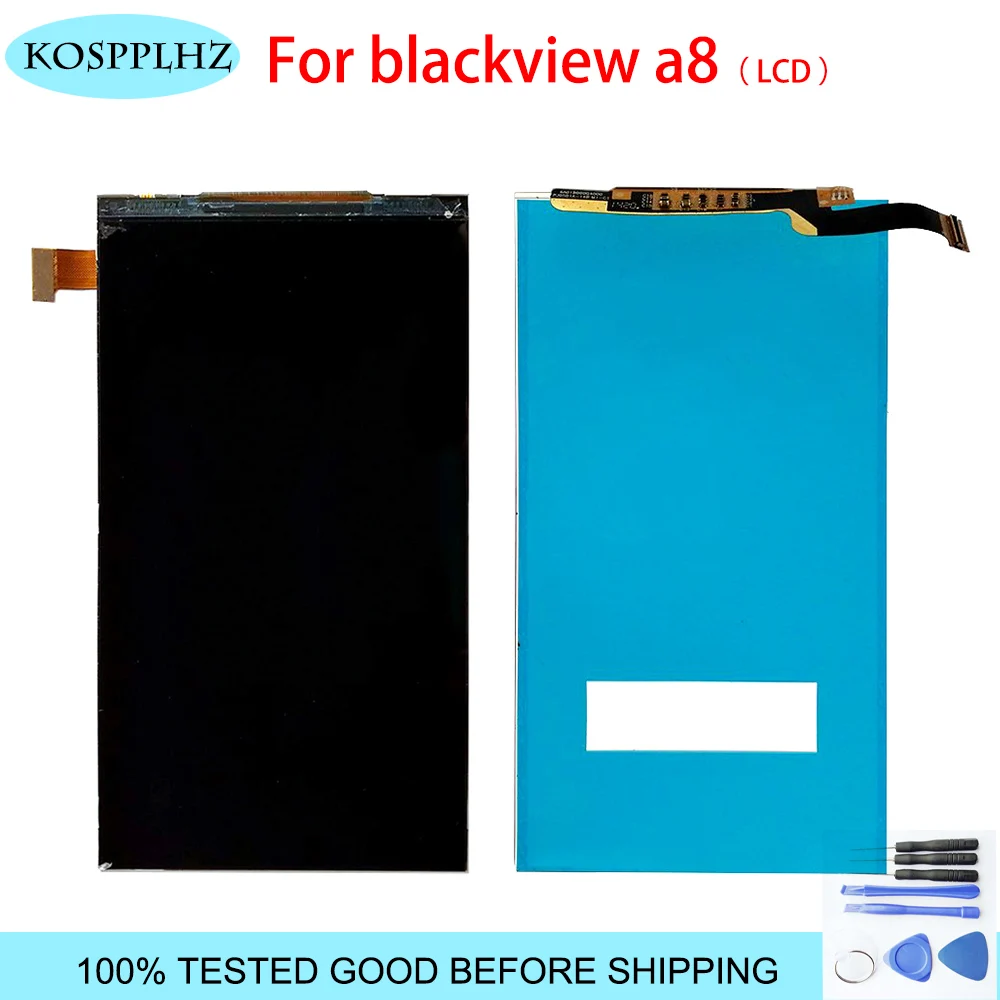 

Black color 5inches LCD Display For Blackview A8 LCD Display Digitizer Panel Replacement with tools