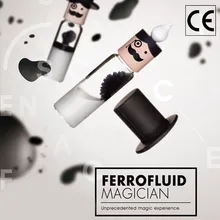 Цилиндрический феррофлюид в бутылке антистрессовые игрушки Магнитный жидкий феррофлюид жидкий дисплей неодимовый магнит офисные игрушки