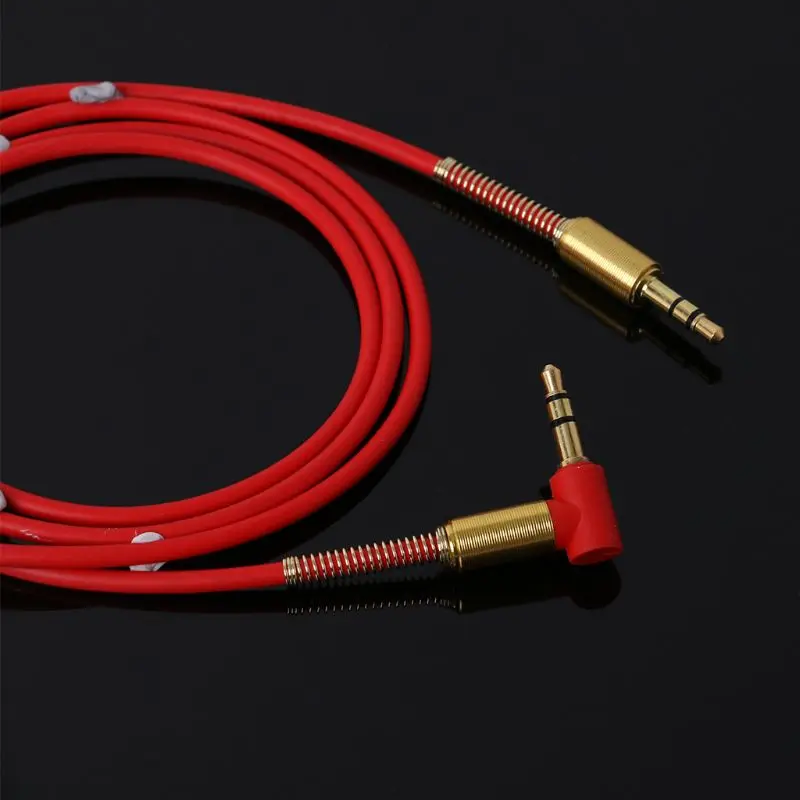 Audio-Cable Jack HIFI Angle Car Aux 90-Degree with Vehicle Stereo Universal Male-To-Male