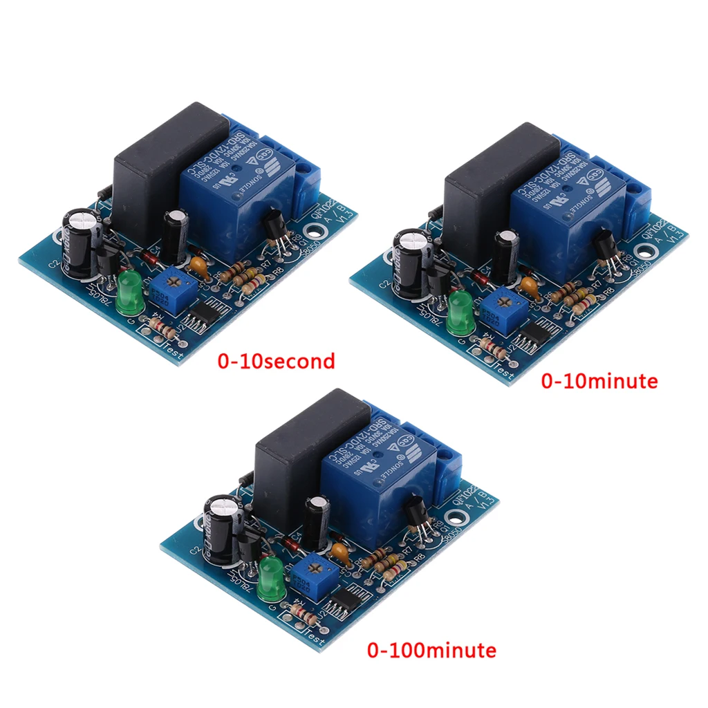 1pc Ac 220v Adjustable Timer Delay Switch Turn On Off Time Relay Module W715