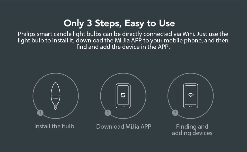 Xiaomi Smart LED Bulb E14 LED Candle Lamp Light APP Group Control 3000-5700K Transparent Crystal Frosted Version 3.5W 0.1A (11)