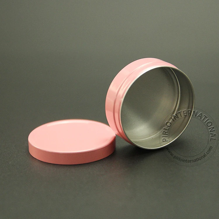 10 г пустая алюминиевая банка косметический контейнер оловянный Заправляемый алюминиевый чехол для бальзама для губ розовая алюминиевая банка для масла для губ бутылочка крема для глаз